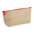 Jute Zipper Amenity Bag